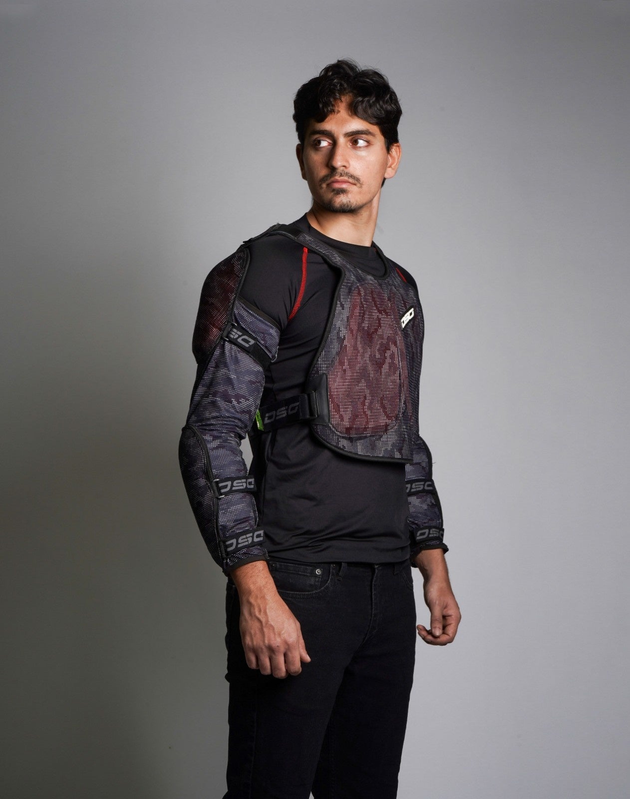 DSG Bionic ADV Protector Riding Jacket Camo Grey