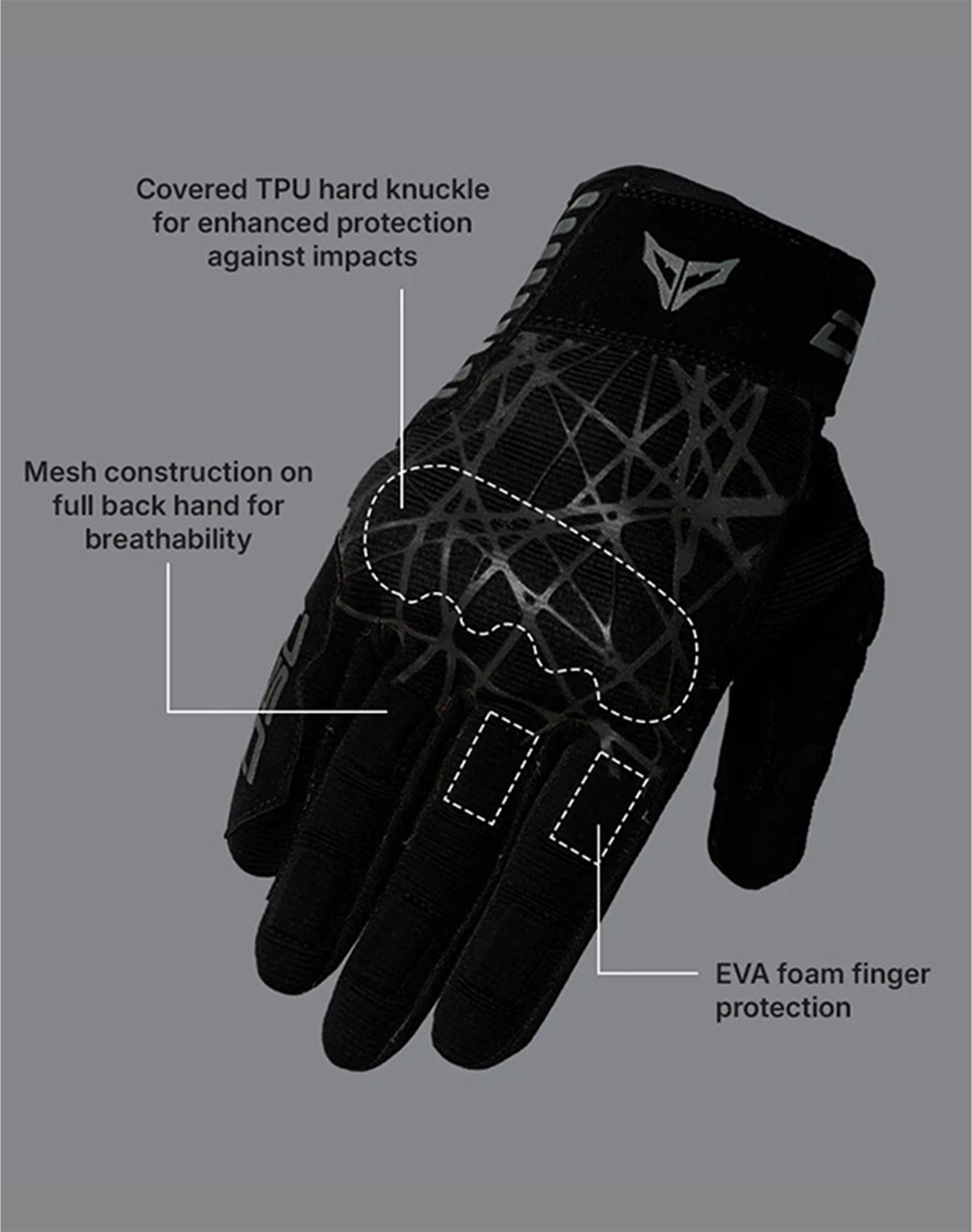 DSG Phoenix Air Riding Gloves
