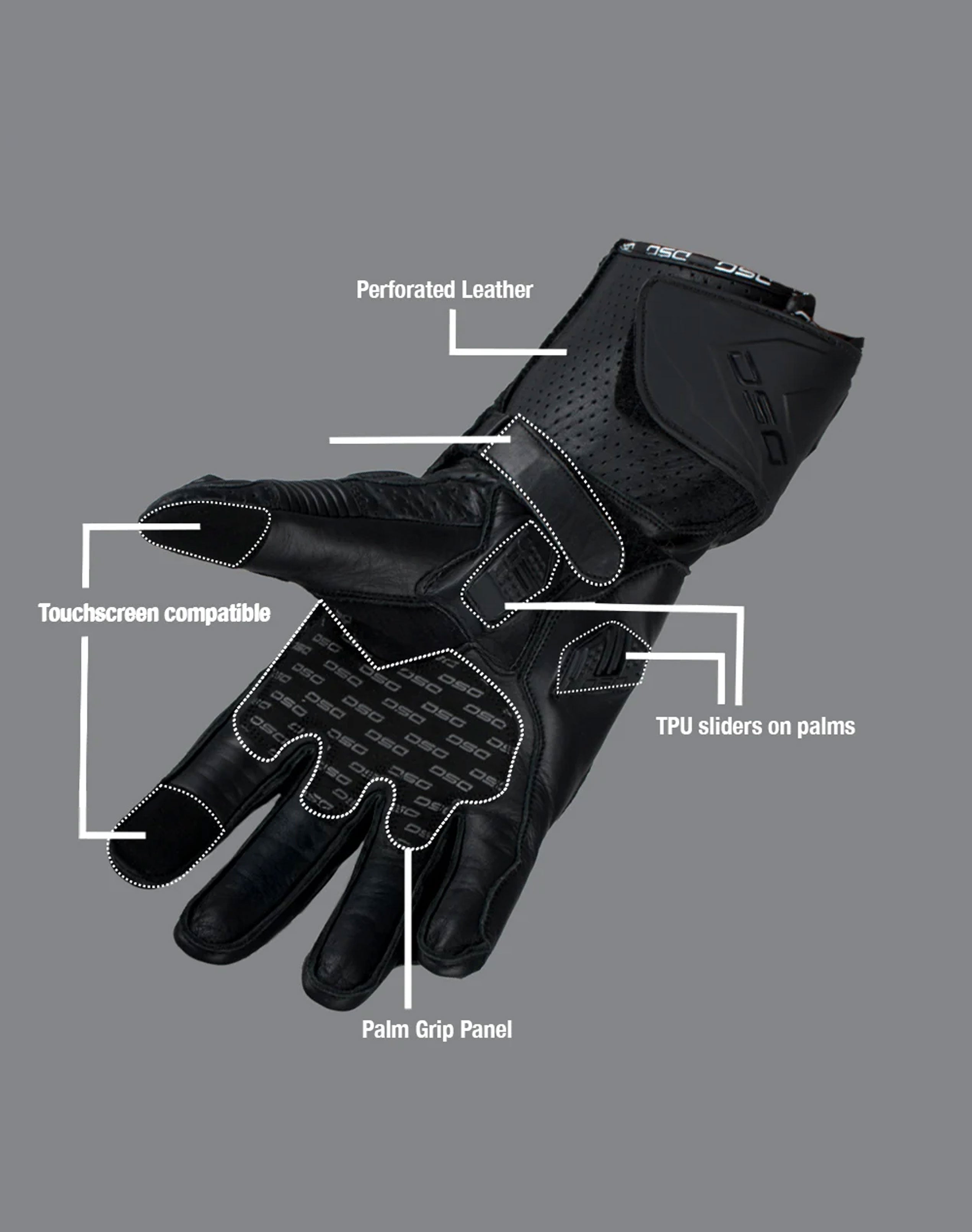 DSG Race Pro Sport Gloves