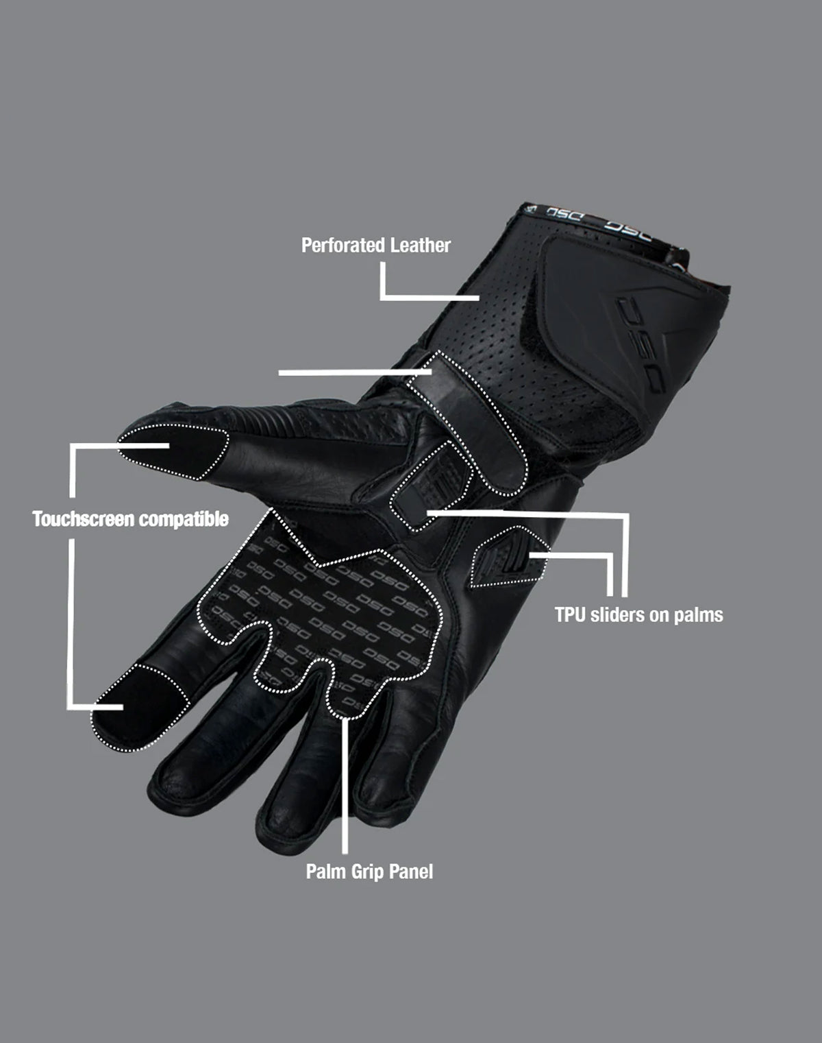 DSG Race Pro Sport Gloves
