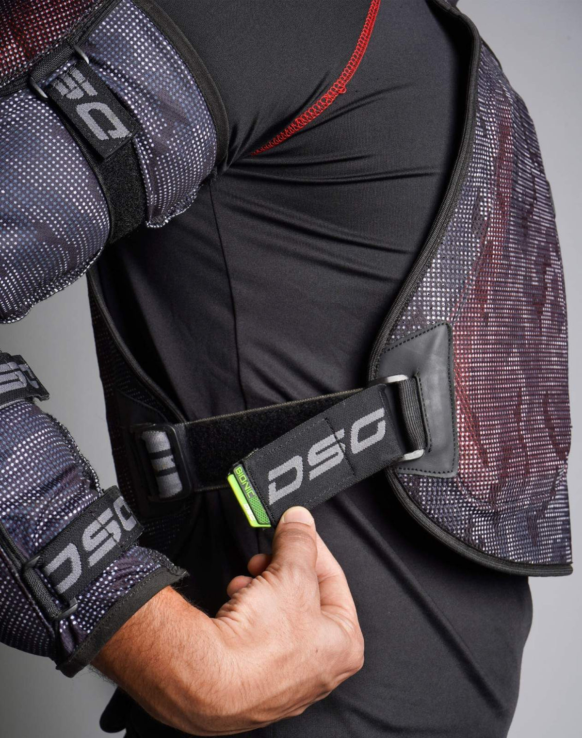 hook-and-loop waist strap on DSG Bionic ADV Jacket