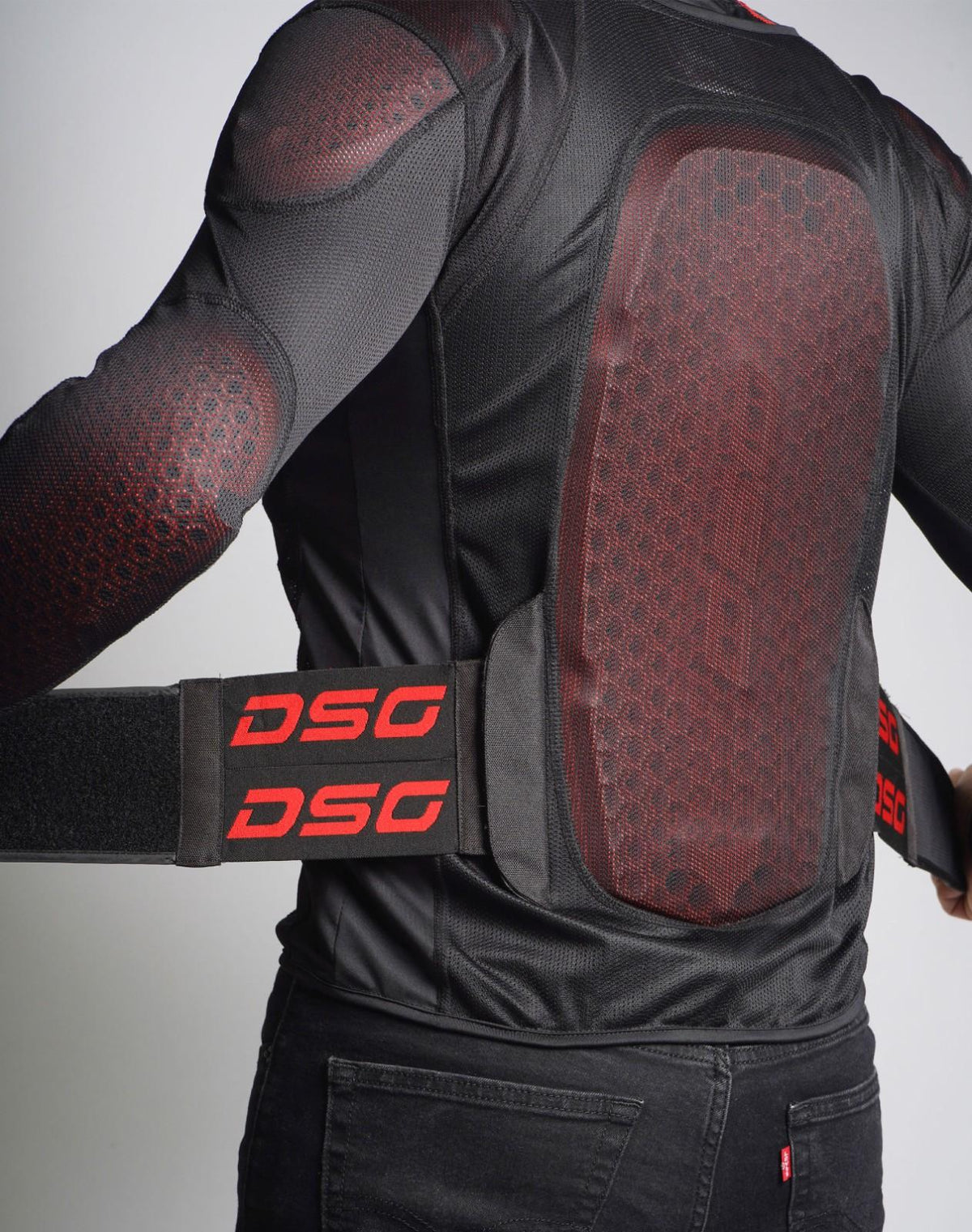 DSG Bionic Plus Armour back panel with CE Level 2 back protector